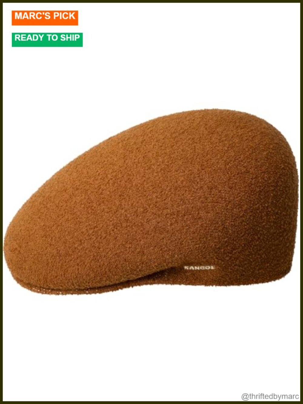 Newsboy Cap with 1-7/8 Inch Peak, Unlined, XL